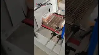 shrink wrapping machine with electric heat tunnel with conveyor #shrinkwrap  #machine #factory