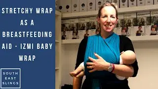 Stretchy Wrap as a Feeding Aid (breastfeeding / bottle feeding / newborn baby)
