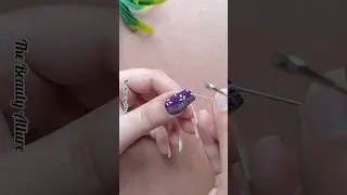 💅🧷Easy nail art with household items #nailart2025 #shorts #shortvideo