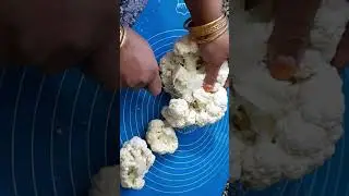 How to cut cauliflower | cauliflower cutting for sabji & pakora #gobipakoda #cauliflowerrecipe #yt
