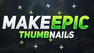 How To Make a Thumbnail for YouTube with Photoshop CS6/CC! (2016/2017)
