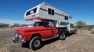 TCA Rally 2024 Custom GMC Truck and Camper