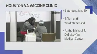 Houston VA hosting walk-in clinic for COVID-19 vaccine