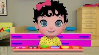 Shapes Sorting Preschool Wooden Toys | 3D Animated Cartoon Wooden Shape Toy with Baby Play Videos