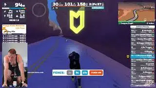 Zwift - Group ride 110 -  Flanders BZR's 