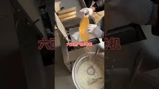 Six-sided gas-fired egg roll machine: a great helper for street vending #good project for small🥰