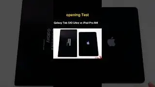 Galaxy Tab S10 Ultra vs iPad Pro M4 Opening test #viralvideo #viral #Galaxy TabS10Ultra #iPadProM4