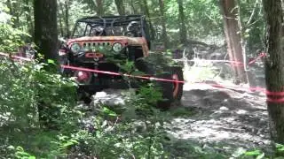 Randall key's first run during the CRAWL South readers ride 2012 rock race at the Wishbone Ranch