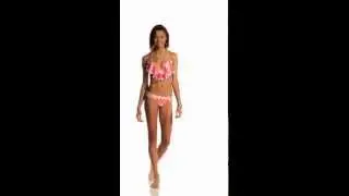 Luli Fama Flamingo Beach Cascade Push Up Underwire Top | SwimOutlet.com
