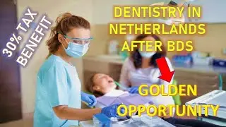 Dentistry in NETHERLANDS after BDS | BIG Registration | 30% Tax Ruling | Full Procedure 2021