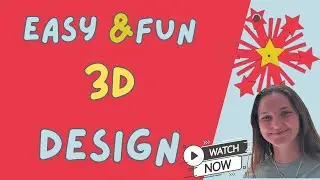 Easy & Fun 3D design: Create Cool Snowflakes in 15 min!