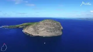 Mauritius seen from above