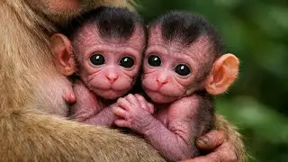 🔴 LIVE: Adorable Baby Monkey Walking for the First Time 🐒💞