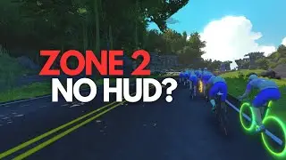 Zone 2 without Power or Heart Rate? | No Zwift HUD | Coast Crusher