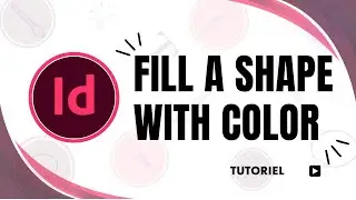 how to fill a shape with color in indesign
