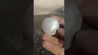 Experiment Making Mirror Polish Aluminium Ball | #shorts #scammerboyz