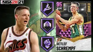 PINK DIAMOND DETLEF SCHREMPF GAMEPLAY! SHOULD YOU LOCK HIM IN? NBA 2K21 MyTEAM