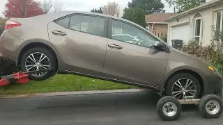 Toyota Corolla breakdown & towing in Toronto Canada|| Car towed from driveway || Roadside Assistance