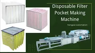 Full Automation Disposable Filter Pocket Making Machinel Non Woven Product Making Machine