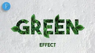 Realistic Leaves Text Effect in Pixellab | how to make green text effect