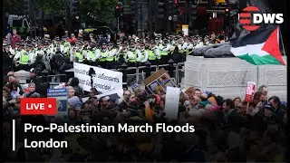 LIVE: Thousands March in London on Oct. 7 Anniversary | Pro-Palestinian Student Rally | AC1F