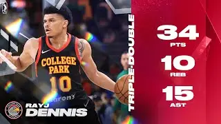 RayJ Dennis Had First Career TRIPLE-DOUBLE: 34 PTS, 10 REB, 15 AST