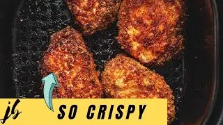 Keto Pork Chops Recipe - Crispy Air Fryer Pork Chops