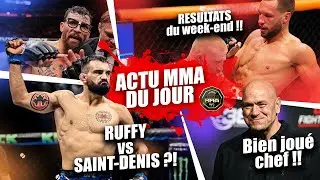 BSD sans adversaire  Dana White frappe fort + totue l'actu du jour !