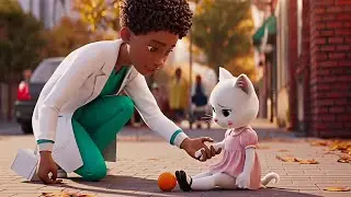 Baby Cat Fell While Coming Home From School 😿 | Emotional Story | Cat Life Style | Day 4 | #cat 
