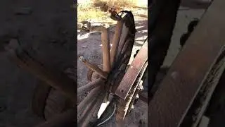 Gold Wagon wheel repair