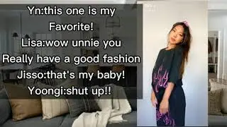 BTS FF FT BLACKPINK) They react to my tiktok videos