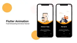 Flutter Tutorial: Food App Onboarding Screen Animation (Lottie)