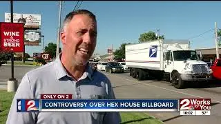 Controversy over Hex House billboard