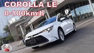 Toyota Corolla LE - Más ágil de lo que crees (0-100km/h)