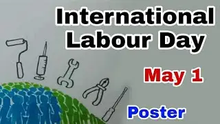 WORLDLABOURDAY POSTER/IinternationalWorkersDay2021 POSTER/HOW TO DRAW MAYDAY POSTER/#LABOURDAY #MAY1