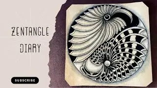 ☯【禪繞畫．秋日系列】：深秋裡的禪意☯zentangle in autumn