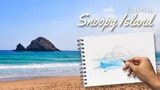 POV Sketch #012 - Snoopy Island, Fujairah