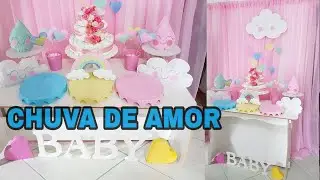 Decoração CHUVA DE AMOR - Kit Pegue e Monte