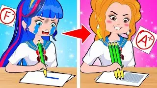 MLP Equestria Girls | FUNNY DIY SCHOOL HACKS | Classroom Struggle | The Best Animation Compilation 8