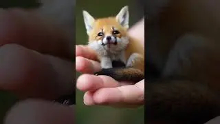 Finger-Sized Animals That Will Melt Your Heart ❤️  very cute fox #shorts #fox #animals