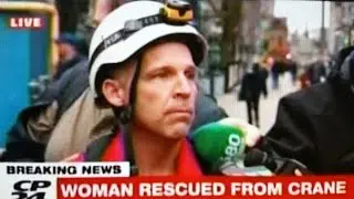 Toronto Fire Services: Woman rescued from crane