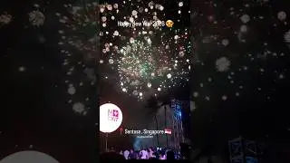 Singapore New Year Countdown Celebration 🥳 🎆 #shorts #newyear #fireworks #shortsfeed #trending #2026