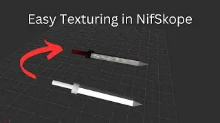 Morrowind Modding #2 - Easy NifSkope Texturing #modding #blender #nifskope