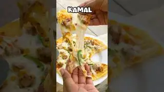 Tava pizza, pizza without oven Easy recipe #shorts #recipe