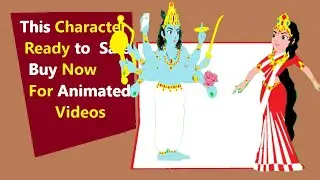 Indian Men, Women Character | Indian Women Animation Cartoon Animator 4 - Animation video