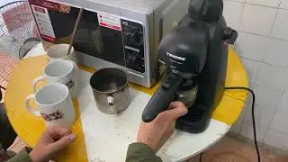 C&aacute;ch pha cafe ngon với M&aacute;y Pha C&agrave; Ph&ecirc; Espresso Tiross TS620