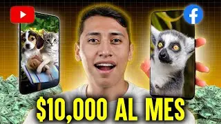 Gana $10,000 al mes REPOSTEANDO videos de animales en YouTube & Facebook 💰