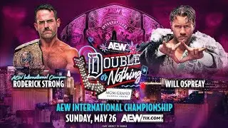 Will Ospreay vs Roderick Strong AEW Double or Nothing 2024 Highlights 