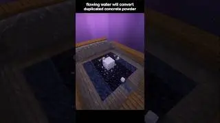 Unlimited Concrete Blocks in Minecraft 1.21