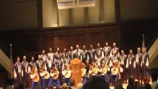 Ukrainian Banduryst Chorus ,Rochester, NY 3-15-2015 REVE TO STOHNE